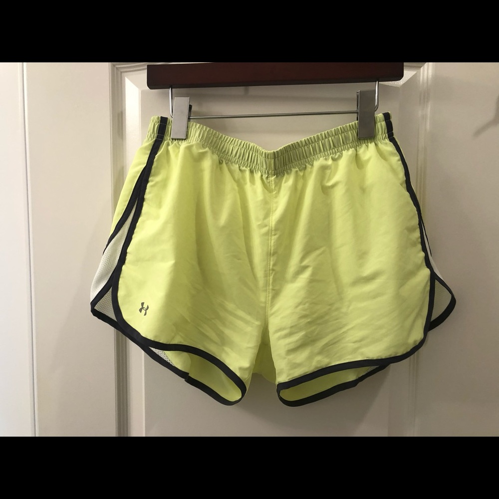 Neon Yellow Under Armour Shorts